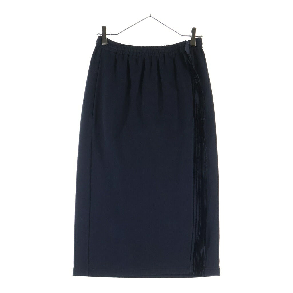 MM6 Maison Margiela(エムエムシックスメゾンマルジェラ) 24AW ロング スカート ブラック コットン S52ME0015