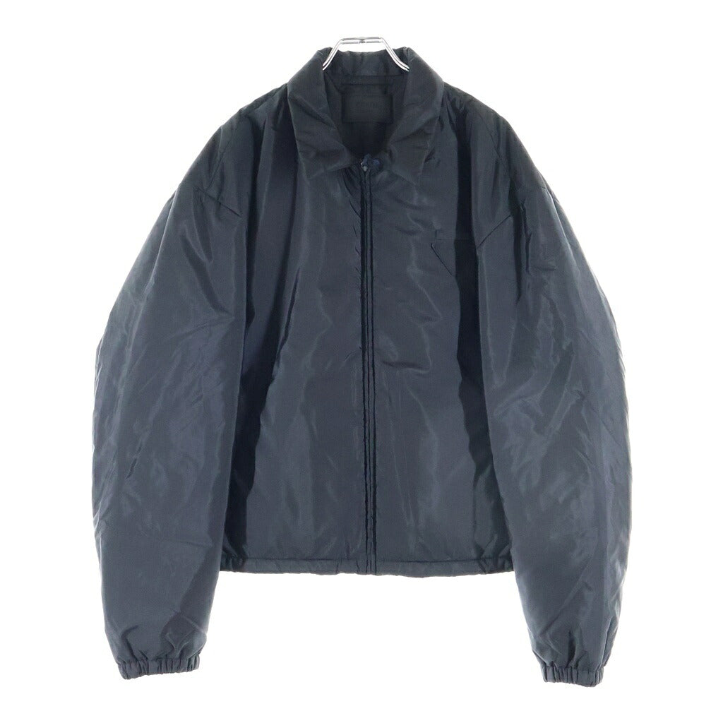 PRADA(プラダ) Short Re-Nylon Down Jacket ショート リナイロン ジップアップダウンジャケット ブラック SGC912 1WQ9