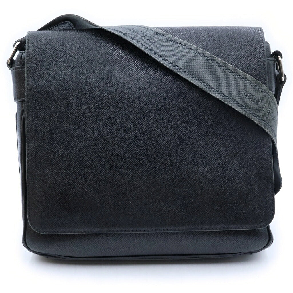 LOUIS VUITTON(ルイヴィトン) ロマンPM ショルダーバッグ メッセンジャーバッグ タイガ レザー アルドワーズ ブラック M32700