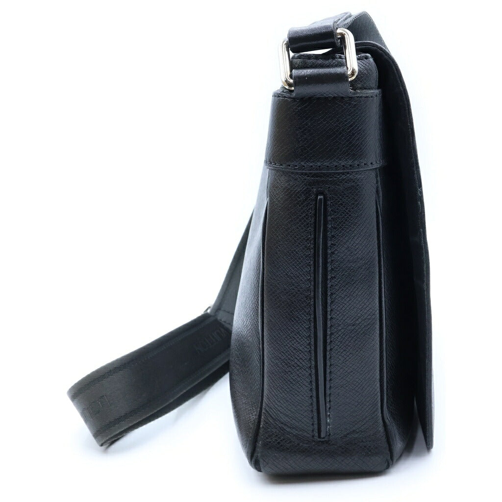 LOUIS VUITTON(ルイヴィトン) ロマンPM ショルダーバッグ メッセンジャーバッグ タイガ レザー アルドワーズ ブラック M32700