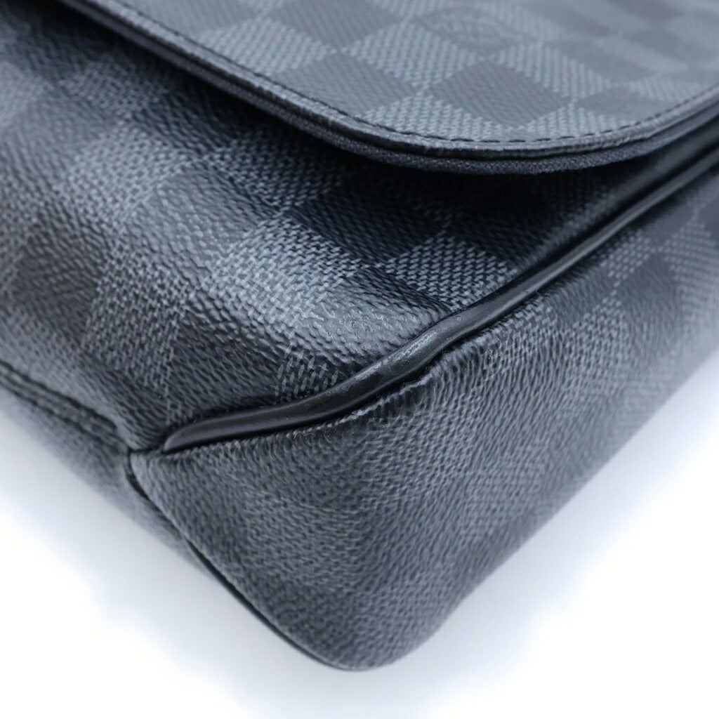LOUIS VUITTON(ルイヴィトン) ディストリクトPM ショルダーバッグ メッセンジャーバッグ ダミエグラフィット レザー ブラック N41260