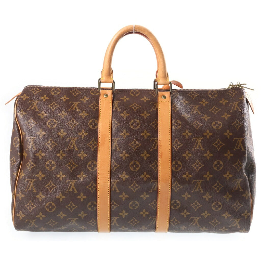 LOUIS VUITTON(ルイヴィトン) キーポル 45 ボストンバッグ ハンドバッグ モノグラム PVCレザー ブラウン M41428