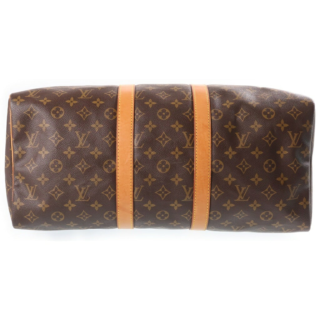 LOUIS VUITTON(ルイヴィトン) キーポル 45 ボストンバッグ ハンドバッグ モノグラム PVCレザー ブラウン M41428
