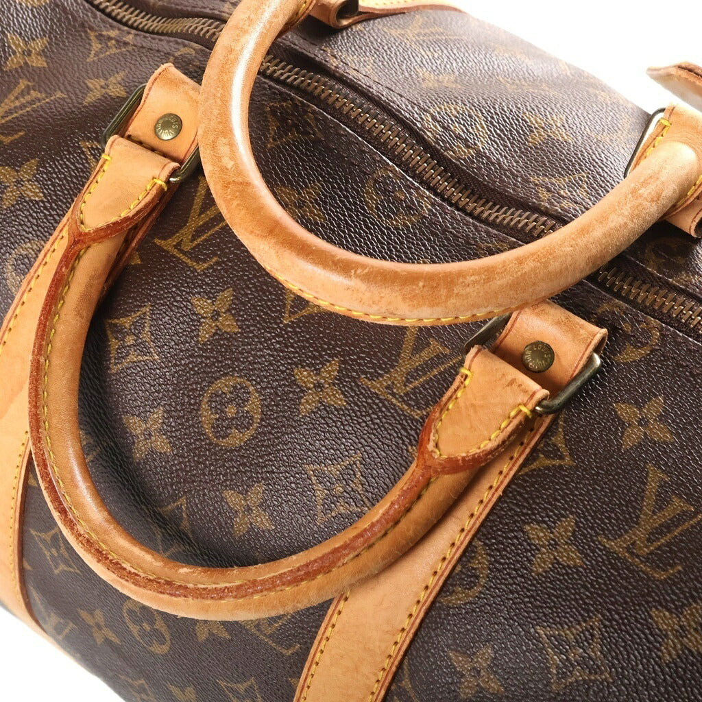 LOUIS VUITTON(ルイヴィトン) キーポル50 ボストンバッグ ハンドバッグ モノグラム PVCレザー ブラウン M41428
