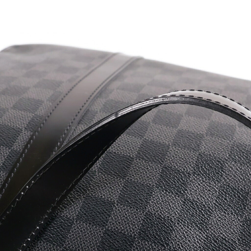 LOUIS VUITTON(ルイヴィトン) ダミエグラフィット タダオ 2WAYハンドバッグ トートバッグ ブラック レザー×PVC N51192 シルバー金具