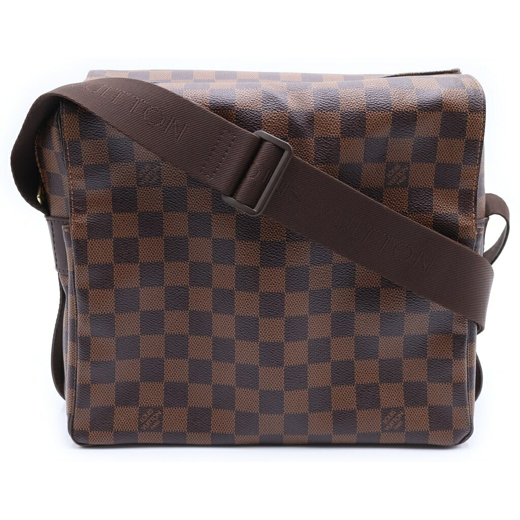 LOUIS VUITTON(ルイヴィトン) ダミエエベヌ ナヴィグリオ ショルダーバッグ ブラウン PVCレザー N45255 ゴールド金具