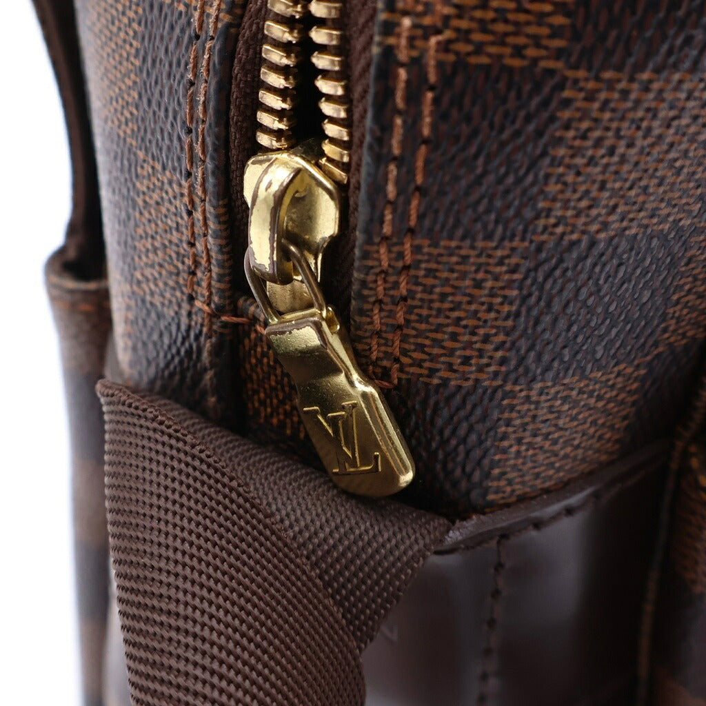 LOUIS VUITTON(ルイヴィトン) ダミエエベヌ ナヴィグリオ ショルダーバッグ ブラウン PVCレザー N45255 ゴールド金具