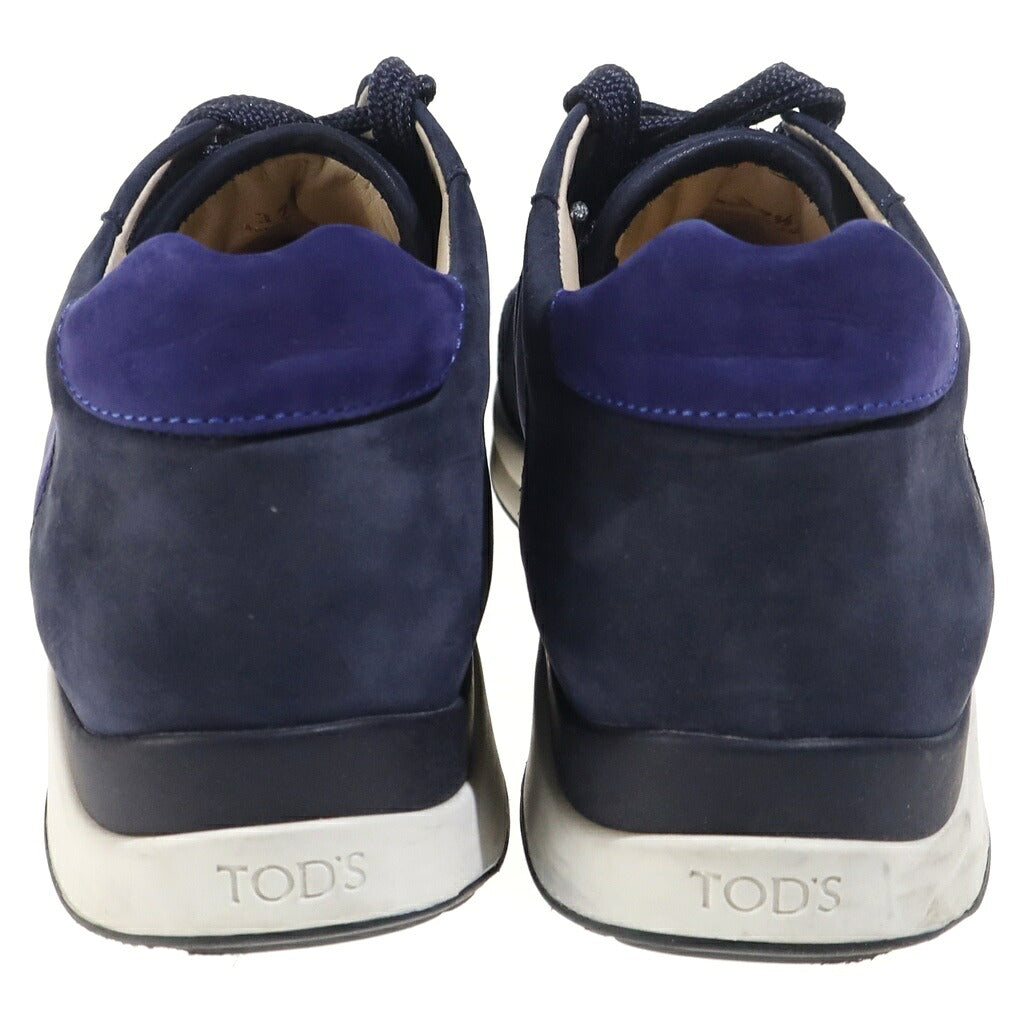 TOD'S(トッズ) FONDO SPORTIVO UU ALLACIATA スエード ローカットスニーカー シューズ ネイビー レディース
