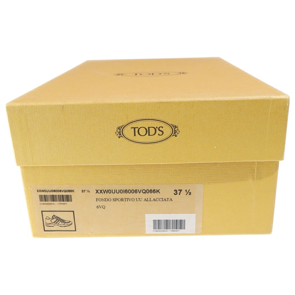 TOD'S(トッズ) FONDO SPORTIVO UU ALLACIATA スエード ローカットスニーカー シューズ ネイビー レディース