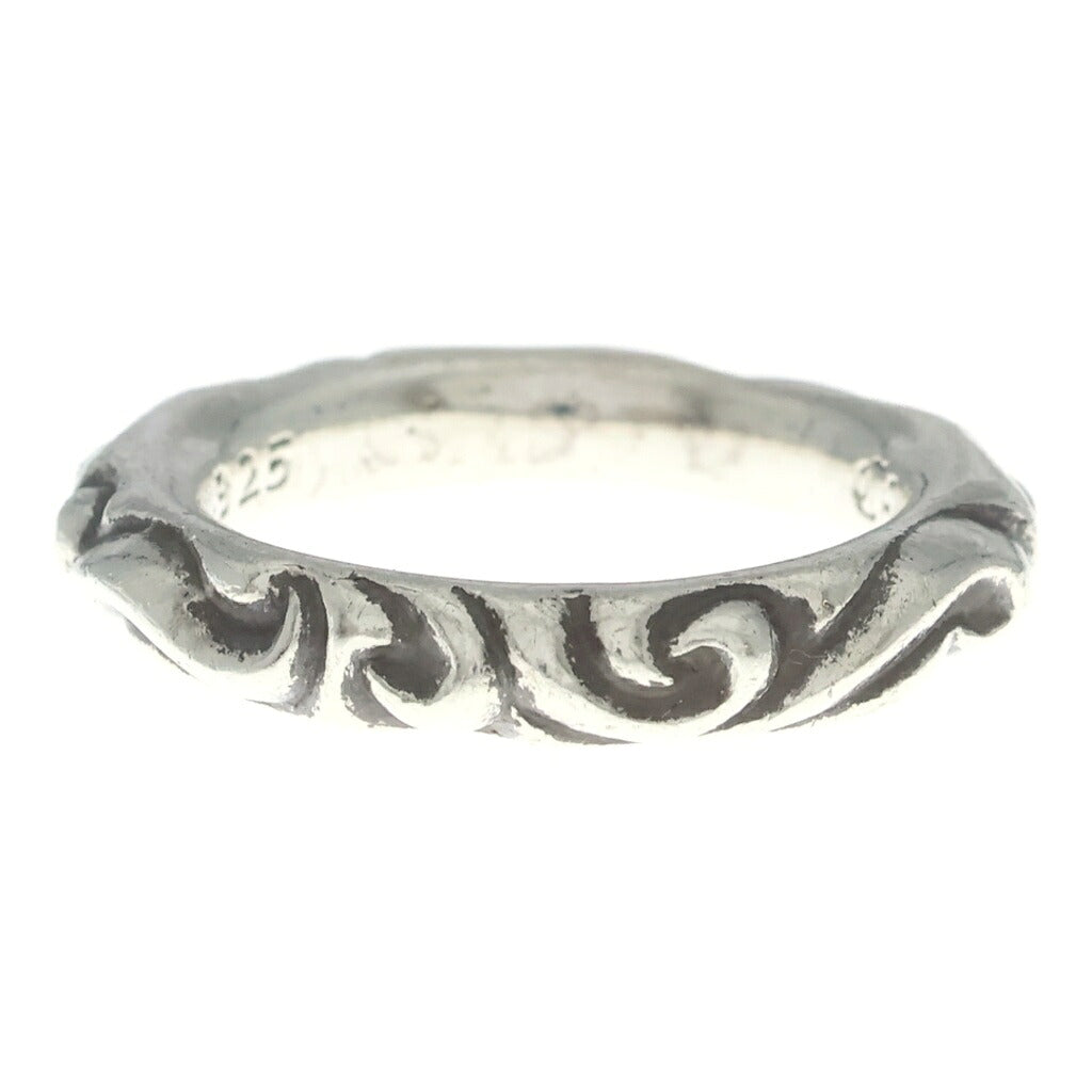 CHROME HEARTS(クロムハーツ) SCRL BAND スクロールバンド リング シルバー BCA351