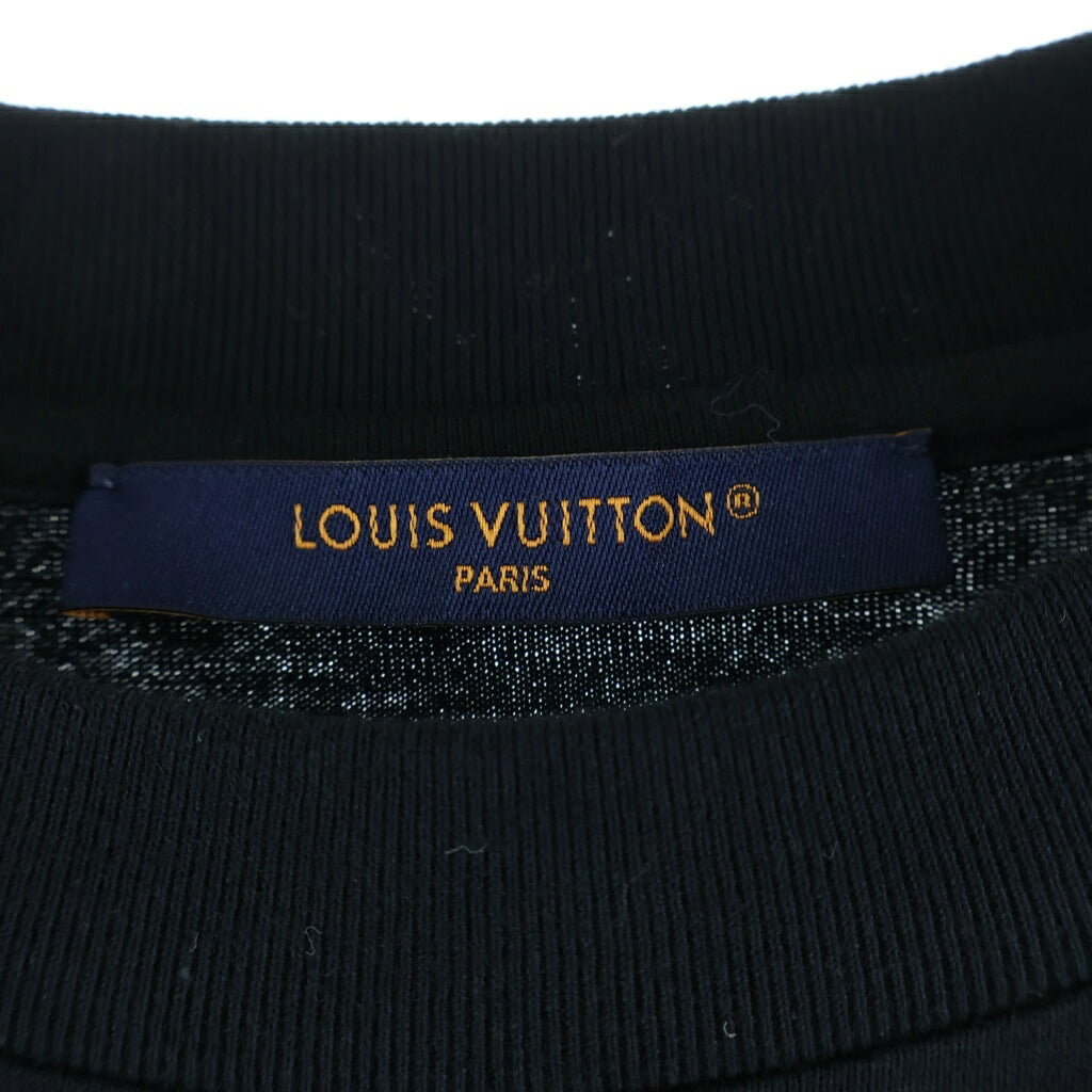 LOUIS VUITTON(ルイヴィトン) 26AW シグネチャー プリントTシャツ クルーネックカットソー ブラック 1AKOS2
