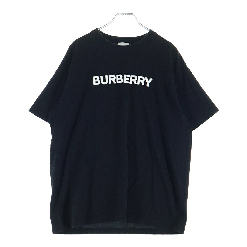 BURBERRY(バーバリー) HARRISTON ハリソン 半袖オーバーサイズTシャツ クルーネックカットソー ブラック 8055307