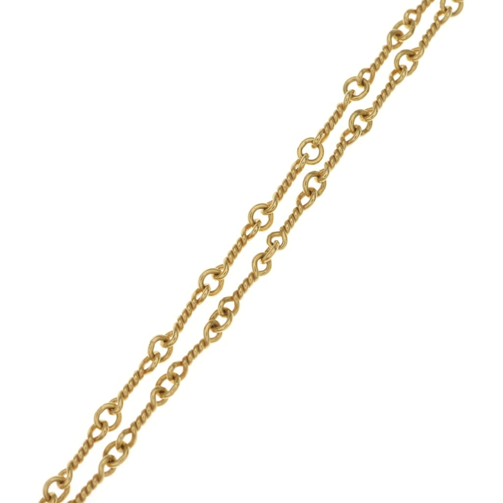 CHROME HEARTS(クロムハーツ) 22K NECKCHAIN T16 ツイストチェーンネックレス 16inch ゴールド BCA013