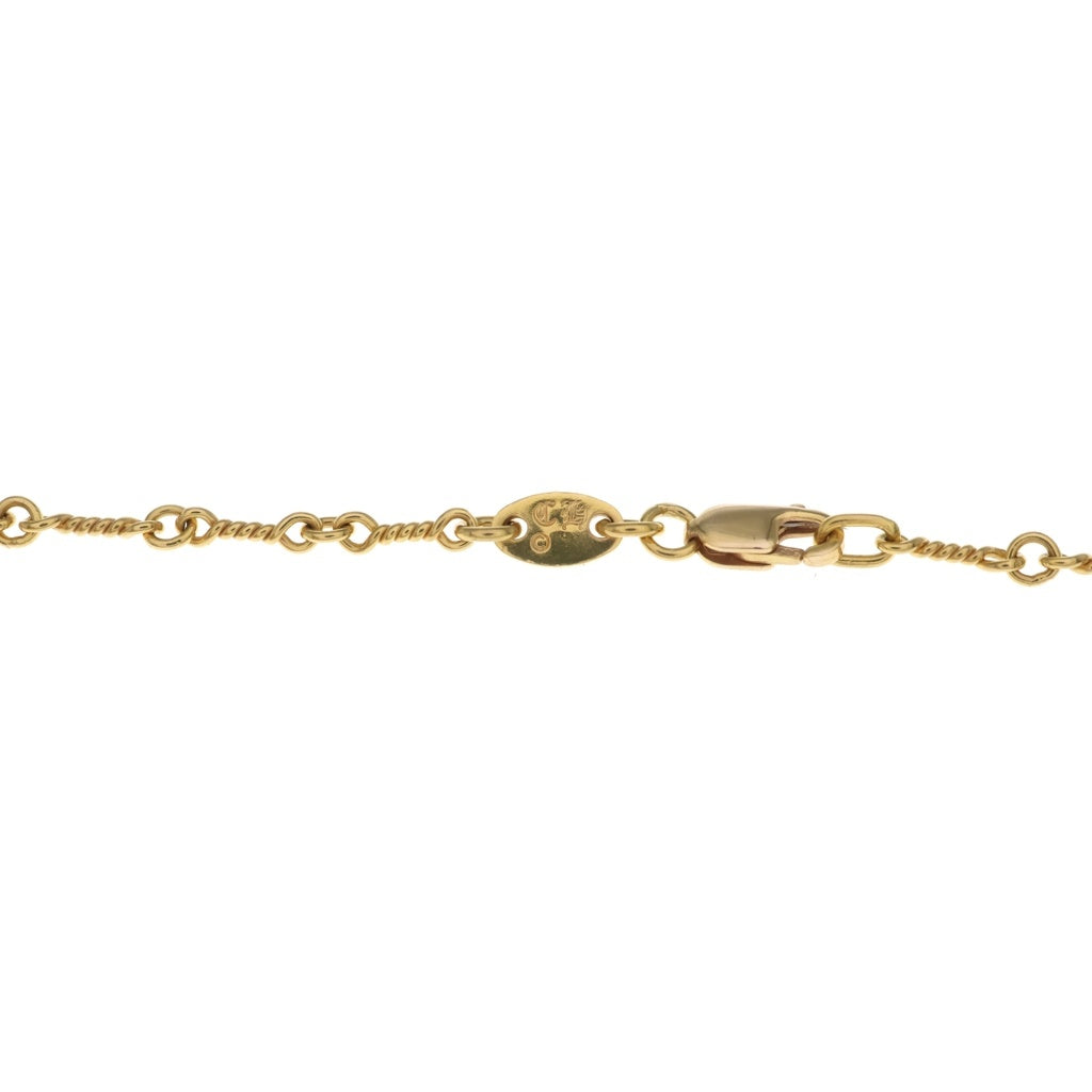 CHROME HEARTS(クロムハーツ) 22K NECKCHAIN T16 ツイストチェーンネックレス 16inch ゴールド BCA013