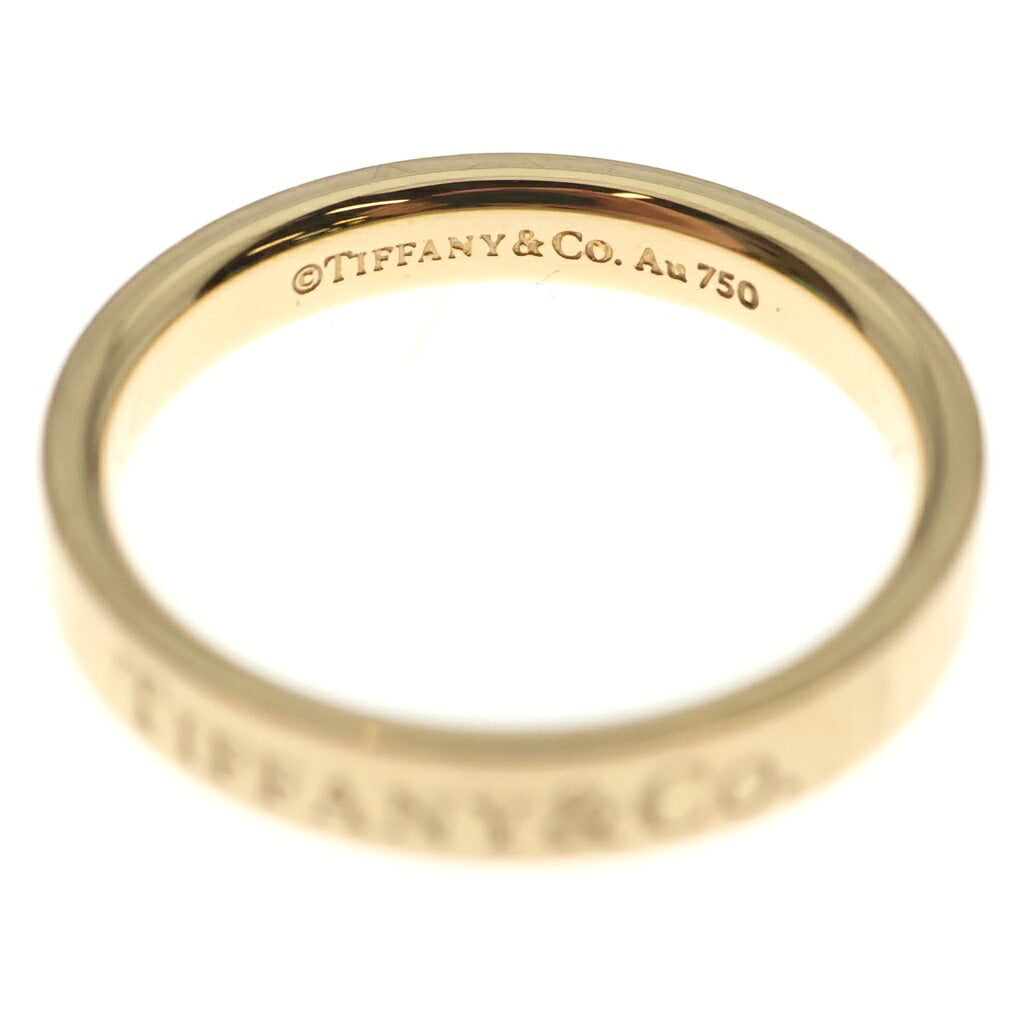 TIFFANY & Co.(ティファニー) フラットバンド リング ピンクゴールド Au750PG
