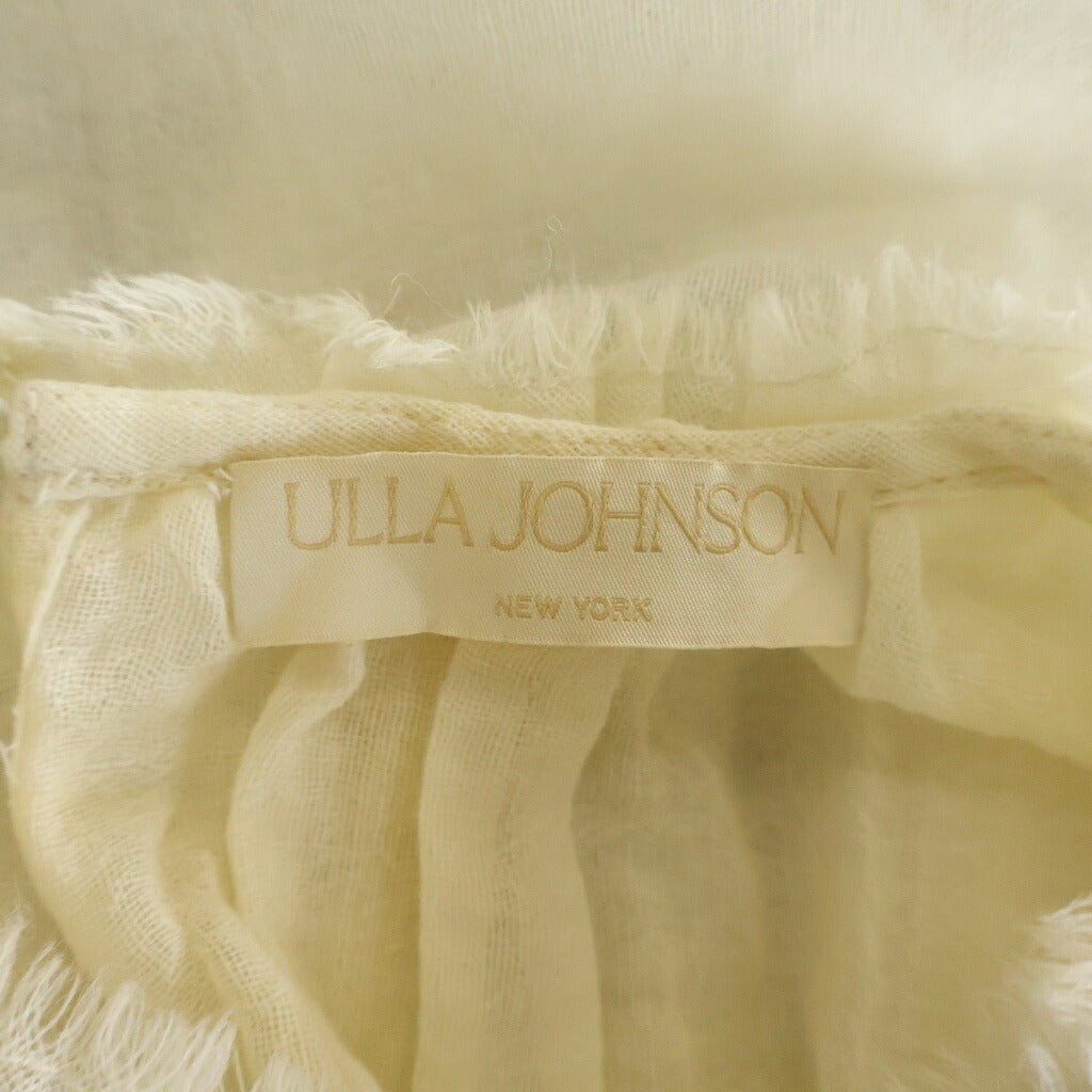 NO BRAND(ノーブランド) Ulla Johnson ウラ ジョンソン フリル ブラウス トップス ウール アイボリー