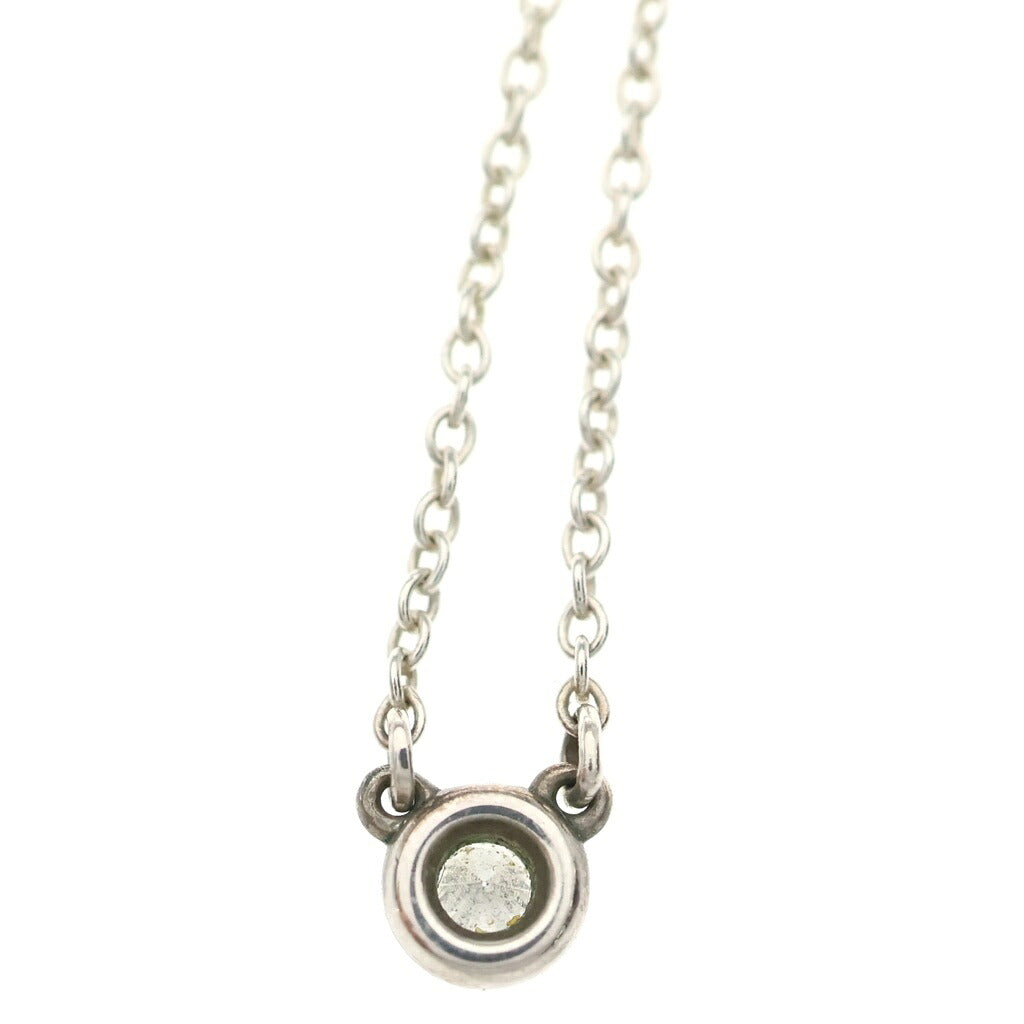 TIFFANY & Co.(ティファニー) バイザヤード 1Pダイヤ ネックレス ペンダント チェーン シルバー Ag925