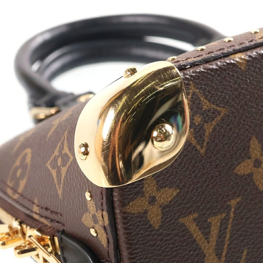 LOUIS VUITTON(ルイヴィトン) アルマ トランクBB ハンドバッグ ショルダーバッグ 2way モノグラム PVCレザー ブラウン
