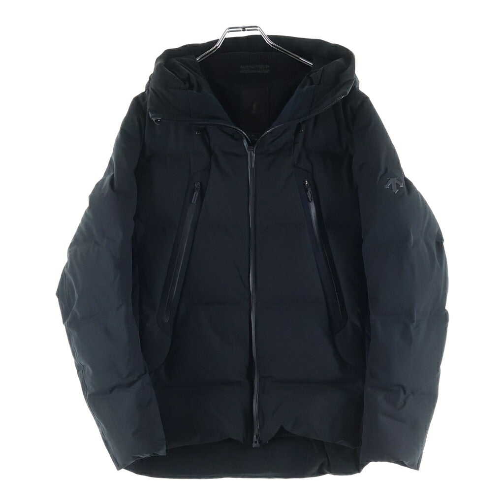 DESCENTE(デサント) 水沢 ダウンジャケット マウンテニア アウター ジップアップ ブラック DAMWGK30U