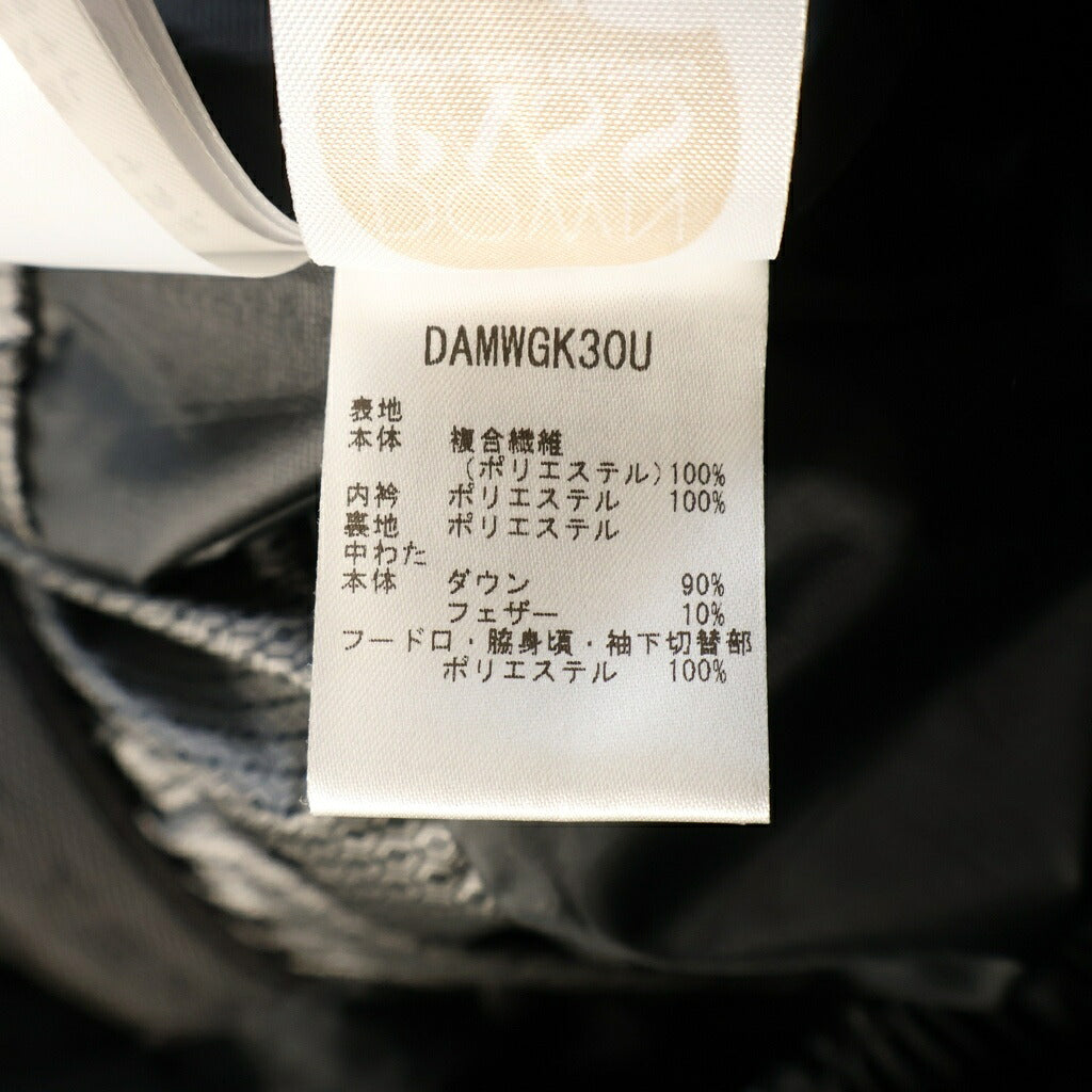 DESCENTE(デサント) 水沢 ダウンジャケット マウンテニア アウター ジップアップ ブラック DAMWGK30U