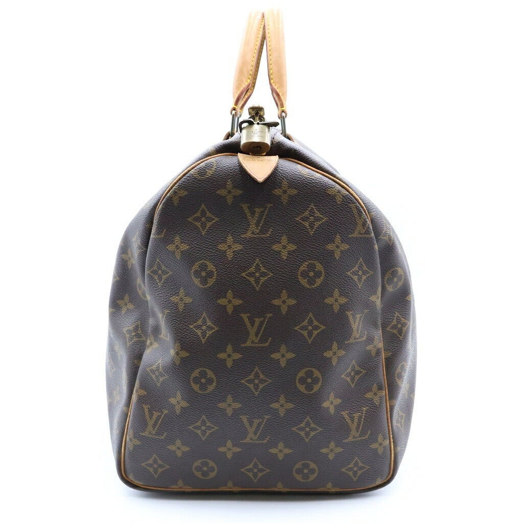 LOUIS VUITTON(ルイヴィトン) モノグラム キーポル50 ボストンバッグ ハンドバッグ トラベルバッグ ブラウン レザー×PVC M41426 ゴールド金具