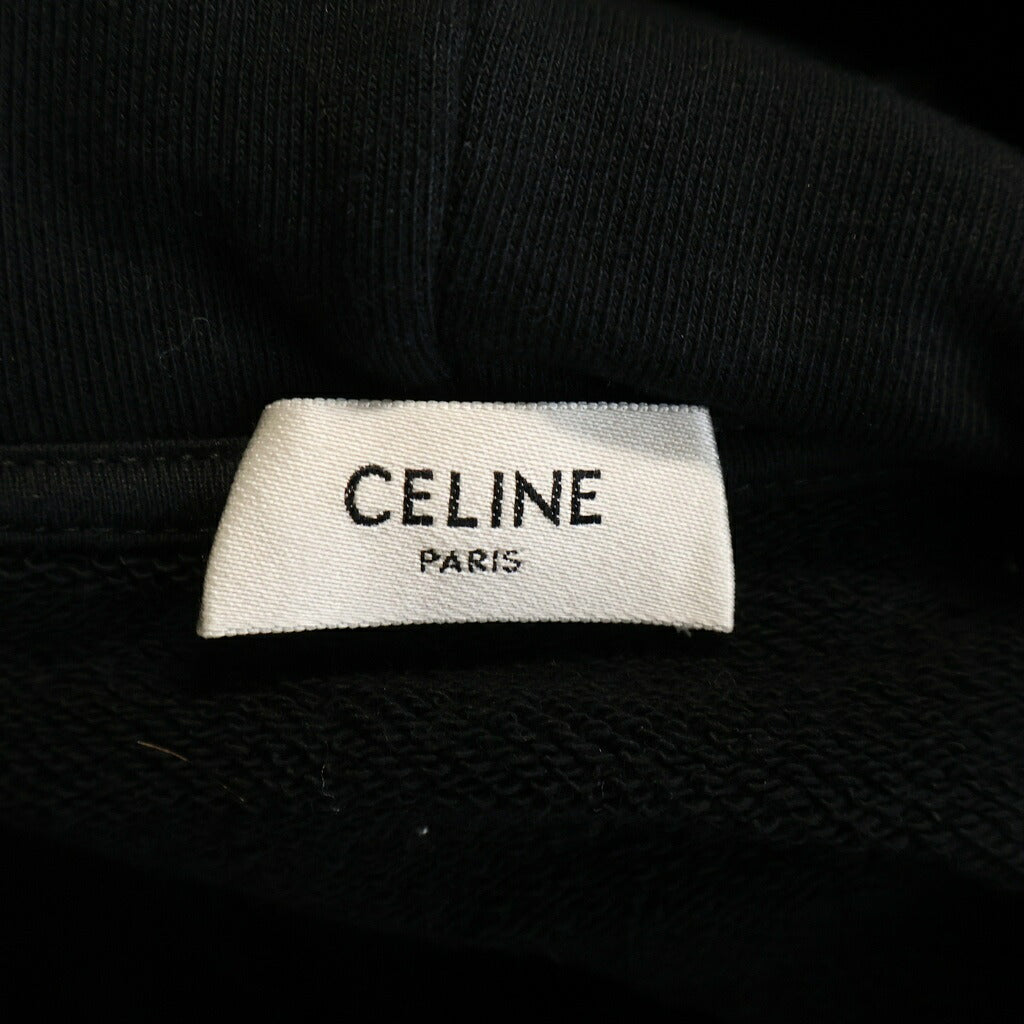 CELINE(セリーヌ) ルーズ フーディ プルオーバー スウェットパーカー ブラック 2Y468670Q 38NO レディース