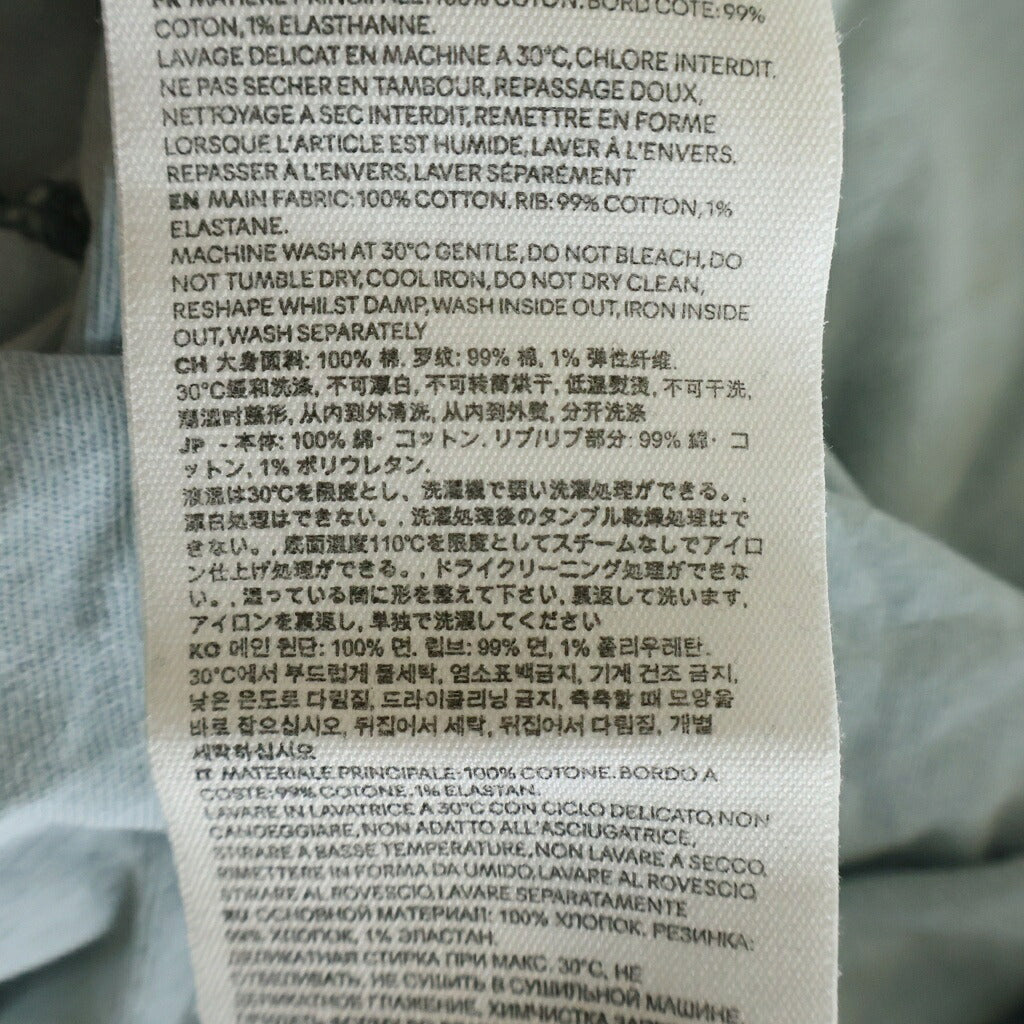 ami paris(アミパリス) ami alexandre mattiussi Tシャツ 半袖 カットソー コットン グレーブルー