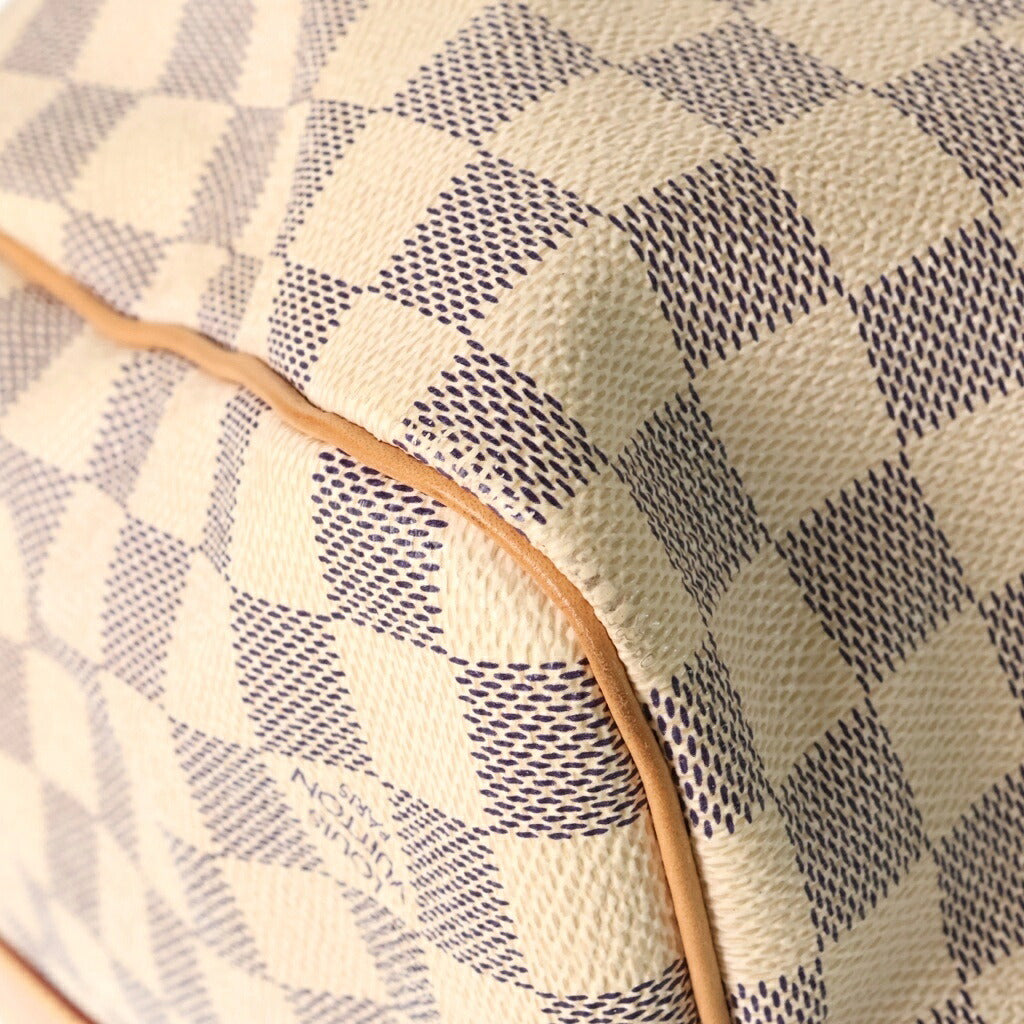 LOUIS VUITTON(ルイヴィトン) ダミエアズール キーポルバンドリエール55 トラベルバッグ ボストンバッグ ハンドバッグ ショルダーバッグ アイボリー レザー×PVC N41429 ゴールド金具