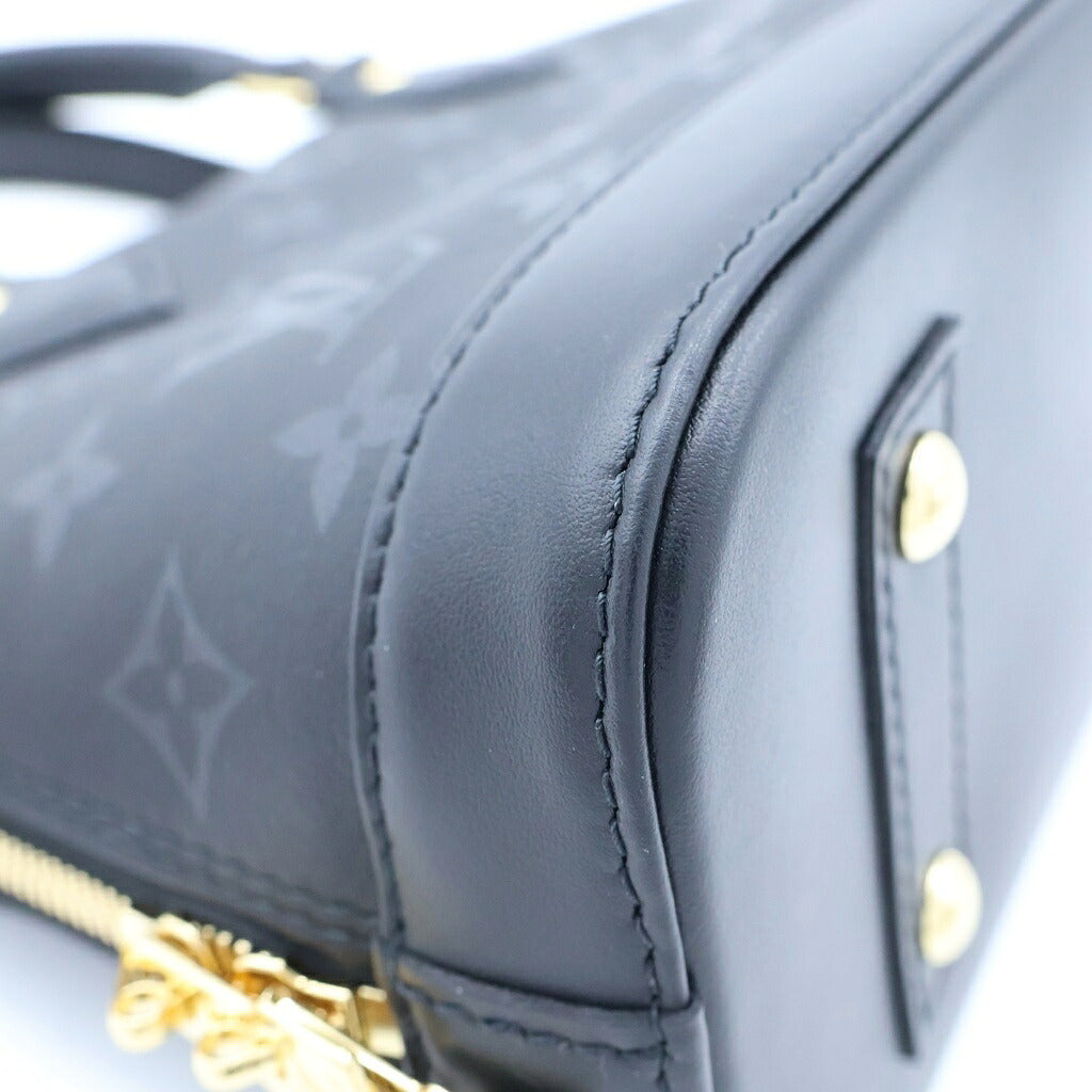LOUIS VUITTON(ルイヴィトン) モノグラムインク アルマBB ハンドバッグ ショルダーバッグ 2way カーフレザー ブラック M3A843