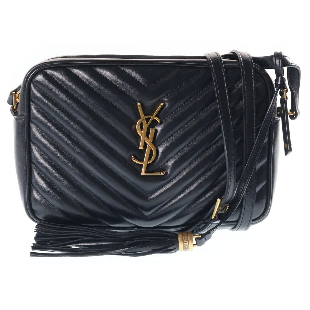 SAINT LAURENT PARIS(サンローランパリ) ルーカメラショルダーバッグ ブラック レザー ARS520534 ゴールド金具