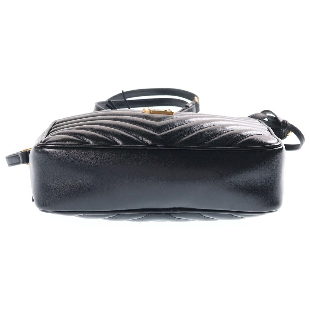SAINT LAURENT PARIS(サンローランパリ) ルーカメラショルダーバッグ ブラック レザー ARS520534 ゴールド金具