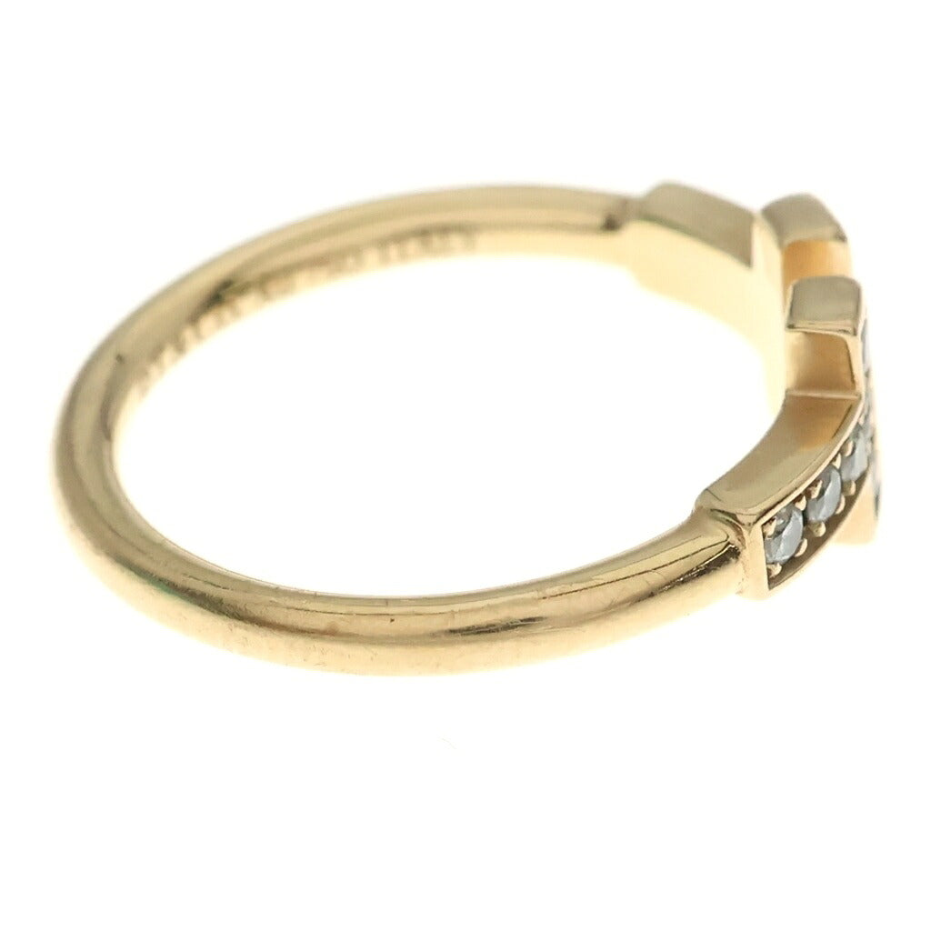 TIFFANY & Co.(ティファニー) Tワイヤー ダイヤリング ピンクゴールド Au750PG