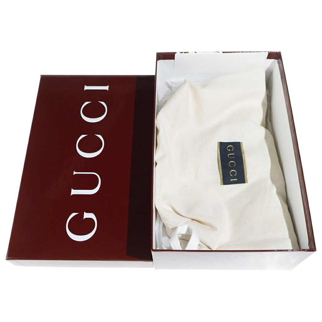 GUCCI(グッチ) シフト GG クリスタル スニーカー スリッポン ホワイト