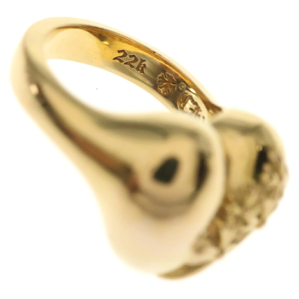 CHROME HEARTS(クロムハーツ) R.I.P HEART リング 指輪 22K ゴールド