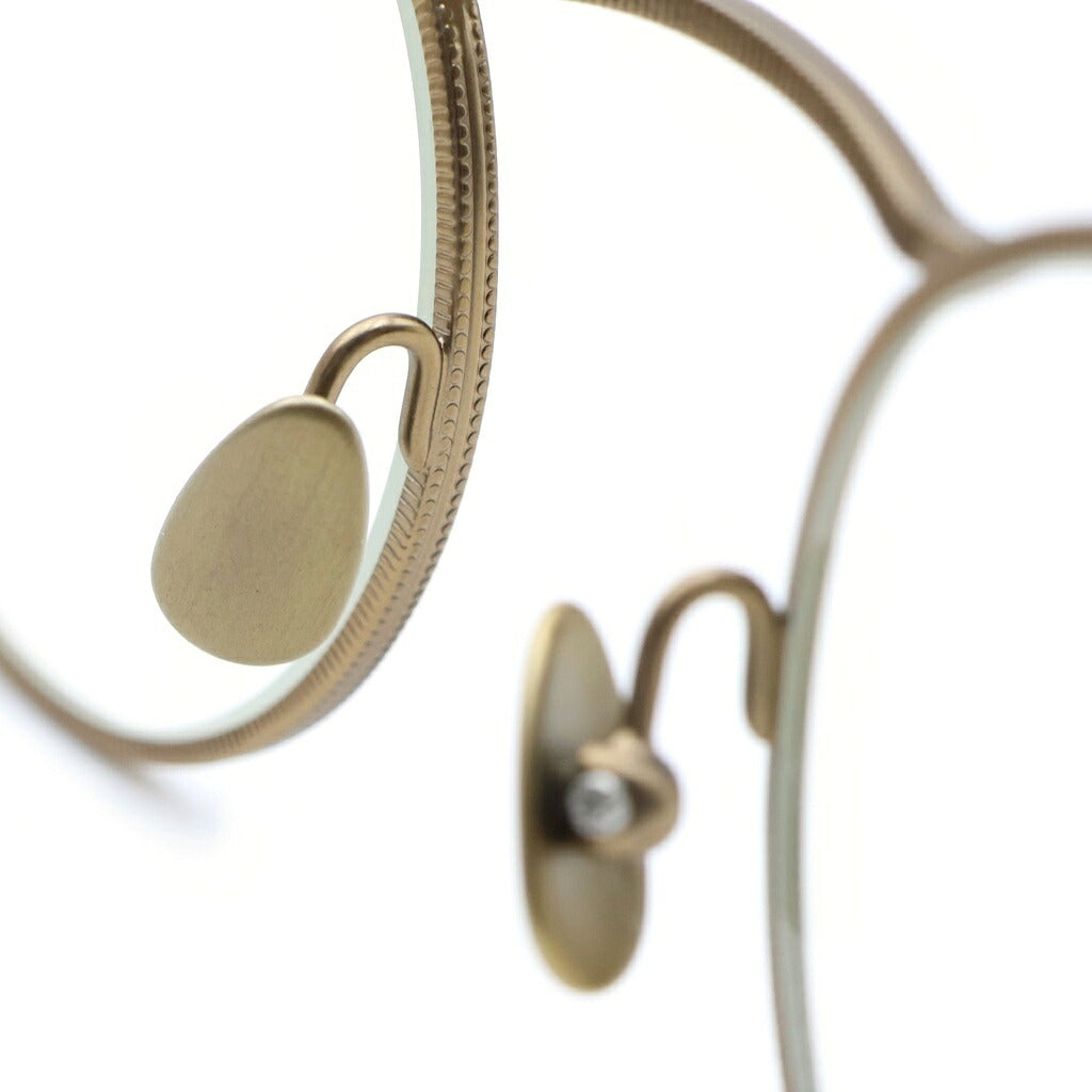 MOSCOT(モスコット) KANAKA カナカ メガネ アイウェア メタルフレーム ブラウン/ゴールド