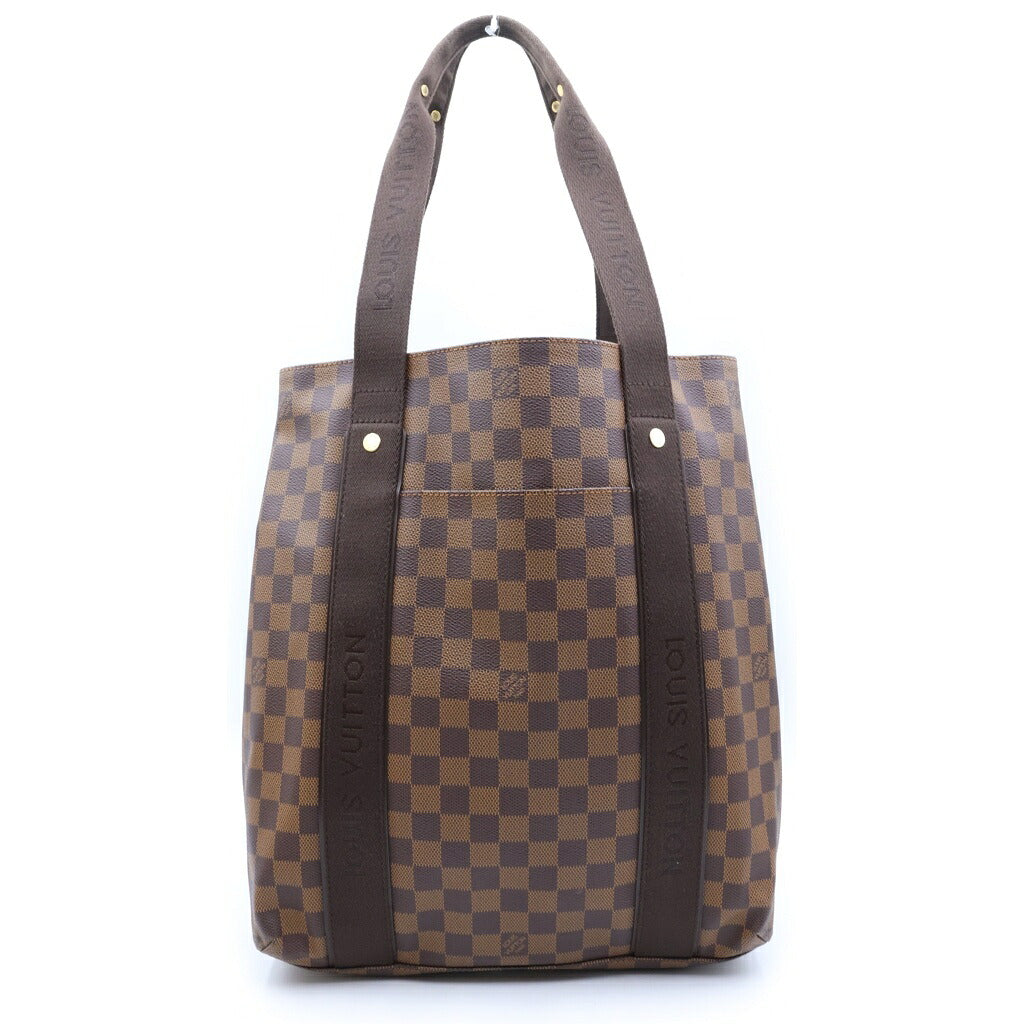 LOUIS VUITTON(ルイヴィトン) ダミエ カバ・ボブール ハンドバッグ トートバッグ ブラウン レザー N52006 ゴールド金具