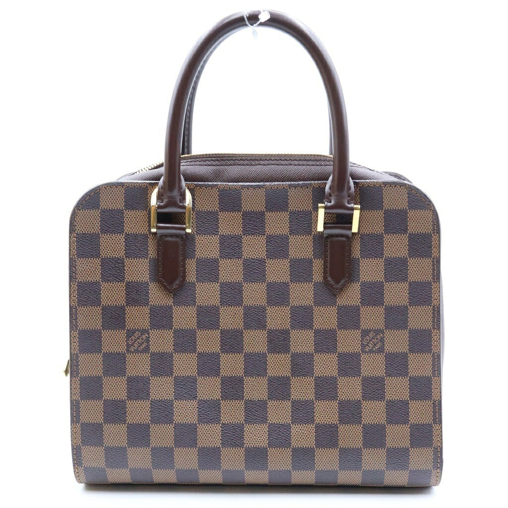 LOUIS VUITTON(ルイヴィトン) ダミエ トリアナ ハンドバッグ ブラウン PVC×レザー N51155