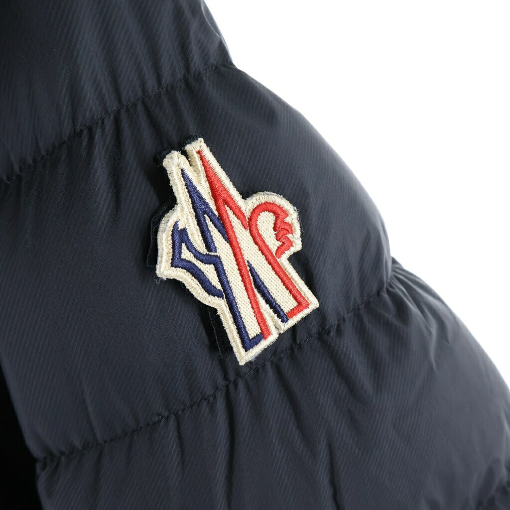 MONCLER GRENOBLE(モンクレールグルノーブル) 20AW CAMURAC カムラック ワッペンロゴ ジップアップ フーデッド ダウンジャケット ブラック F20971A50540