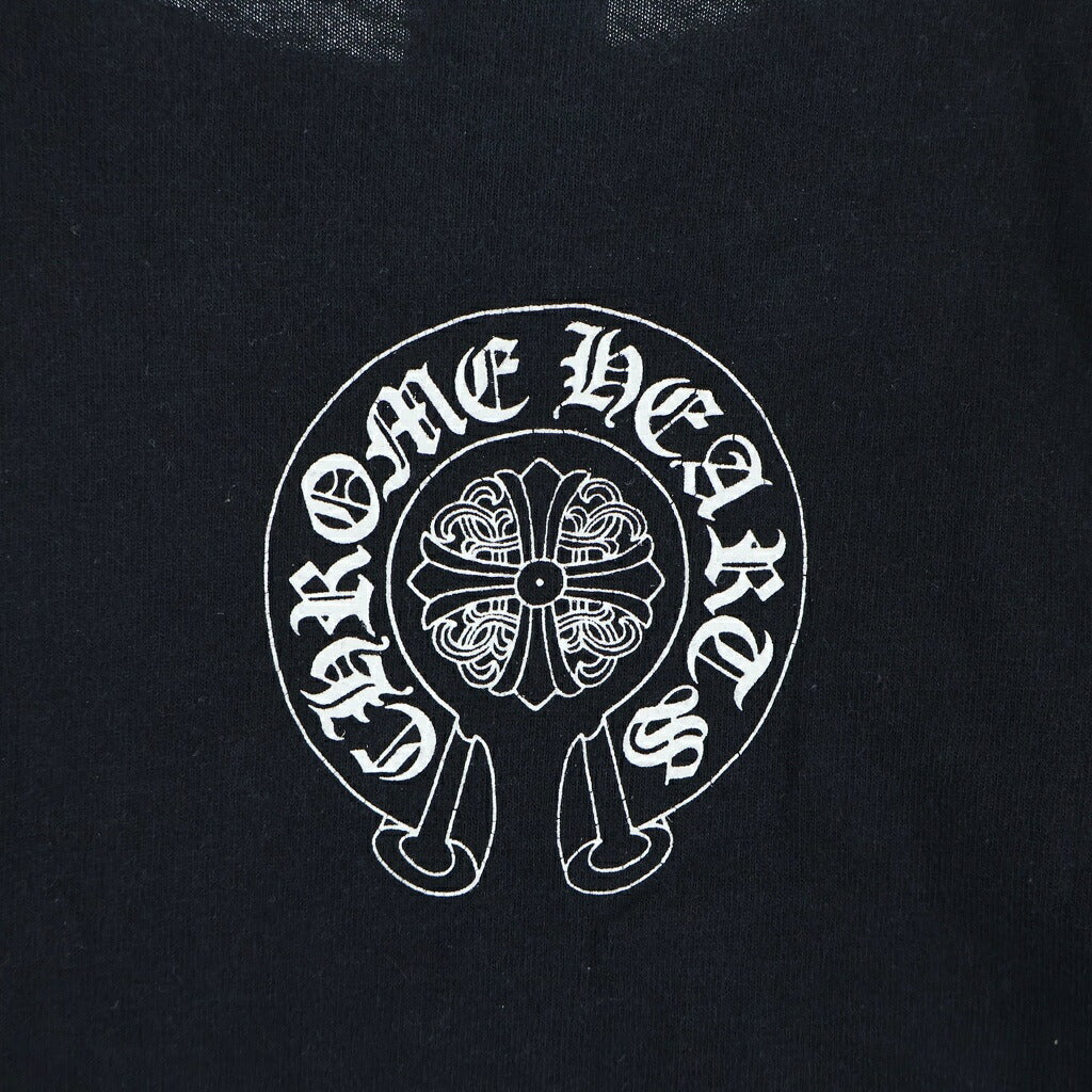 CHROME HEARTS(クロムハーツ) ヴァインダガー フローラルクロス ロングスリーブ 長袖Tシャツ カットソー ブラック