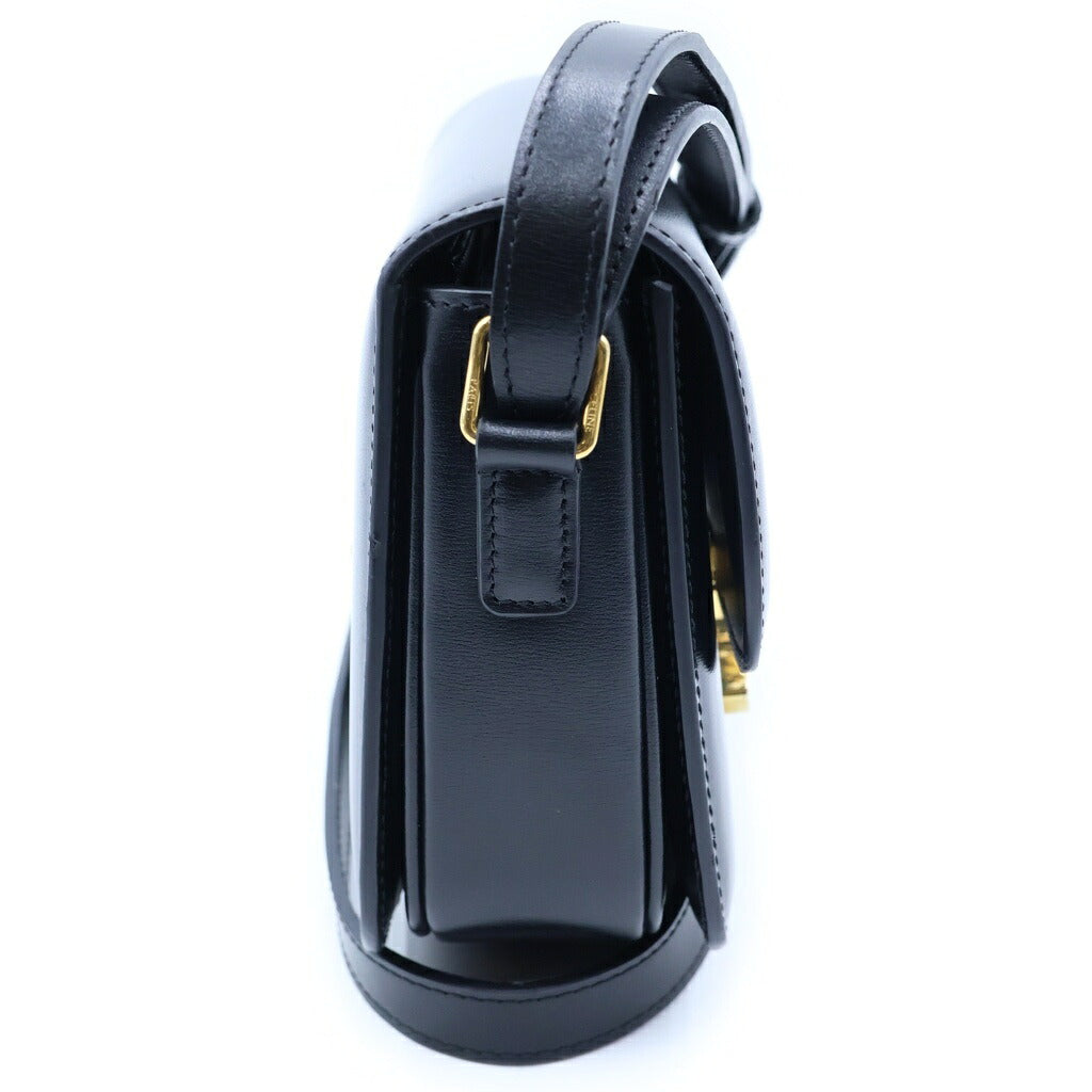 CELINE(セリーヌ) ティーントリオンフ ショルダーバッグ ブラック カーフ