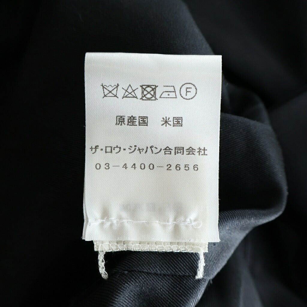 THE ROW(ザロウ) OBINEJACKE オビネジャケット シングルジャケット ブラック ビスコース 5225ーW1973