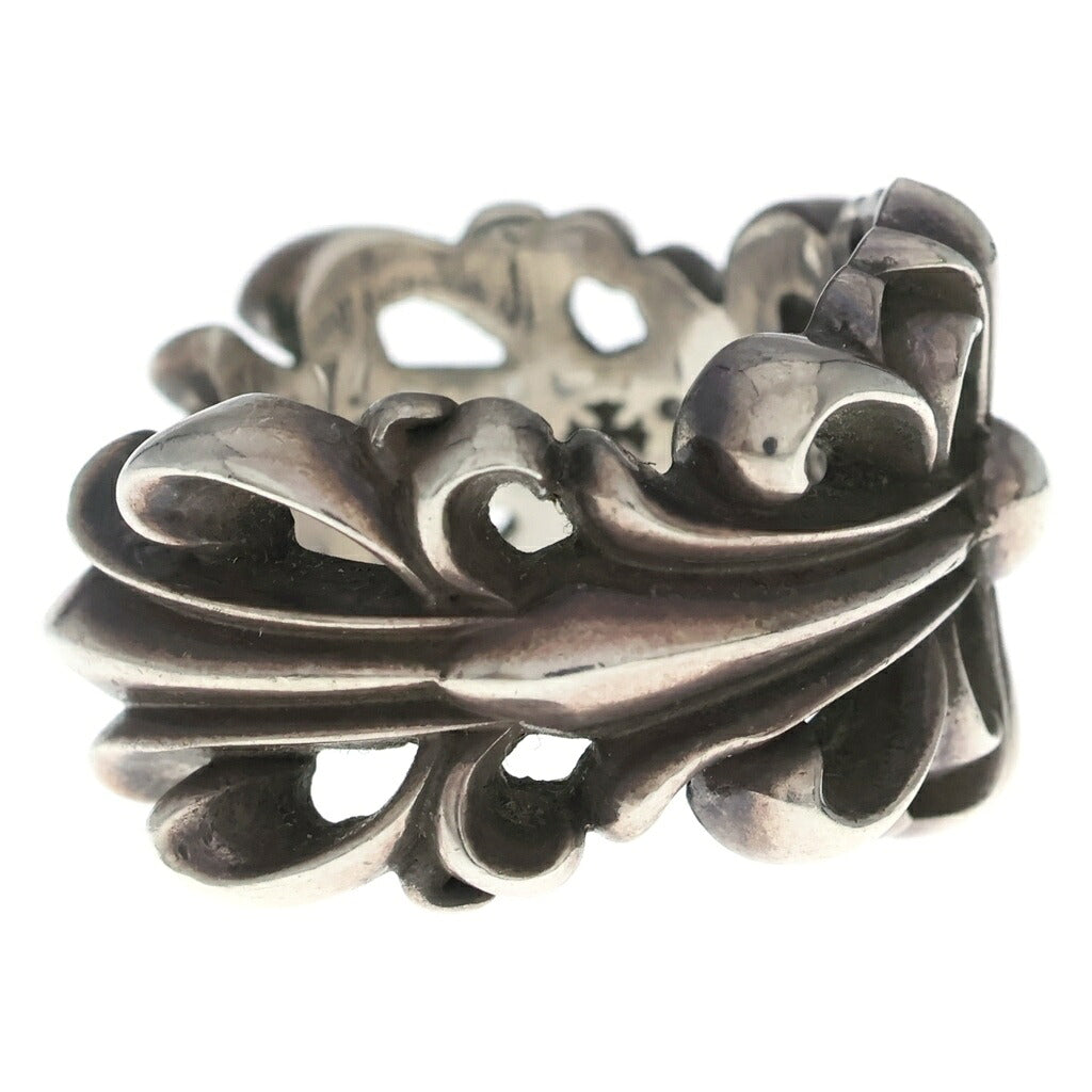 CHROME HEARTS(クロムハーツ) DBL FLRL CRS ダブルフローラルクロス リング シルバー BCA390 指輪