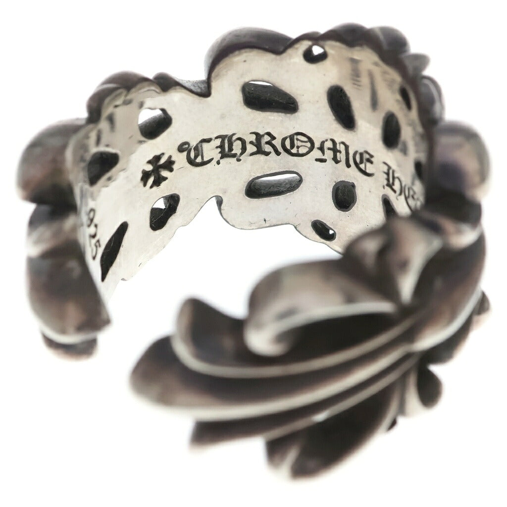 CHROME HEARTS(クロムハーツ) DBL FLRL CRS ダブルフローラルクロス リング シルバー BCA390 指輪
