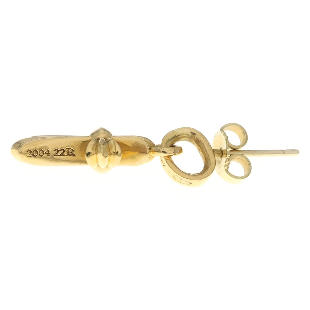 CHROME HEARTS(クロムハーツ) 22K BBY F PPRCHN ベイビーファットドロップ ゴールドピアス