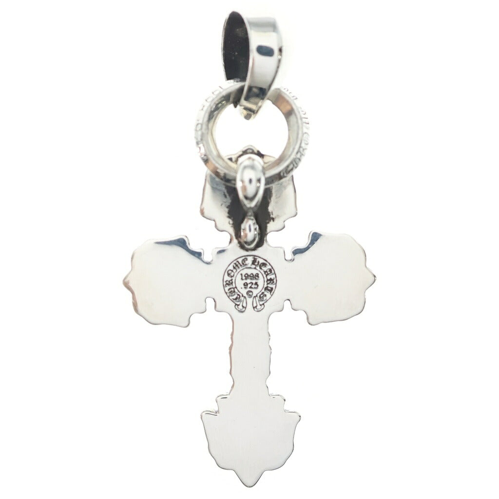 CHROME HEARTS(クロムハーツ) FILIG CROSS-XSM W BALE フィリグリークロスXSベイル wベイル ネックレストップ シルバー BCA262