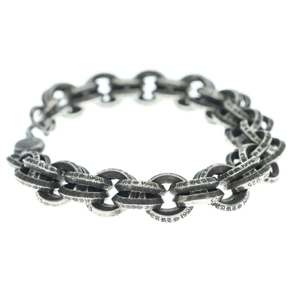 CHROME HEARTS(クロムハーツ) ダブルBリング ブレスレット シルバー SV925 BCA121