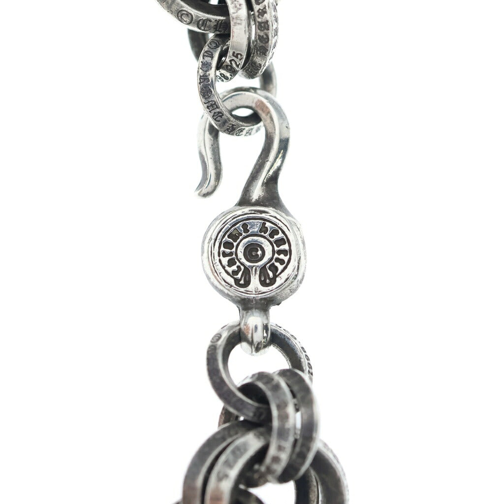 CHROME HEARTS(クロムハーツ) ダブルBリング ブレスレット シルバー SV925 BCA121