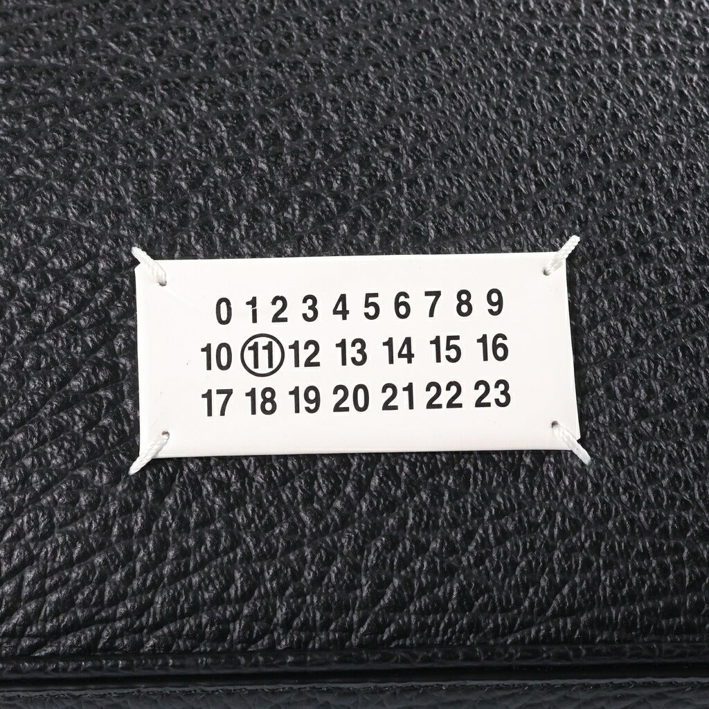 Maison Margiela(メゾンマルジェラ) 5AC トートバッグ ショルダーバッグ 2way レザー ブラック SB1WD0001