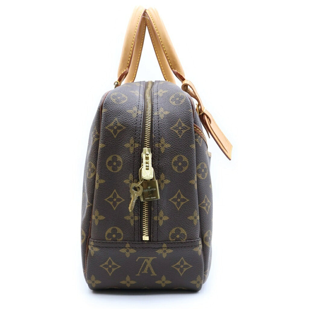 LOUIS VUITTON(ルイヴィトン) モノグラム ドーヴィル ハンドバッグ ボストンバッグ ブラウン PVC×レザー M47270
