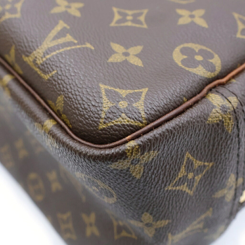 LOUIS VUITTON(ルイヴィトン) モノグラム ドーヴィル ハンドバッグ ボストンバッグ ブラウン PVC×レザー M47270